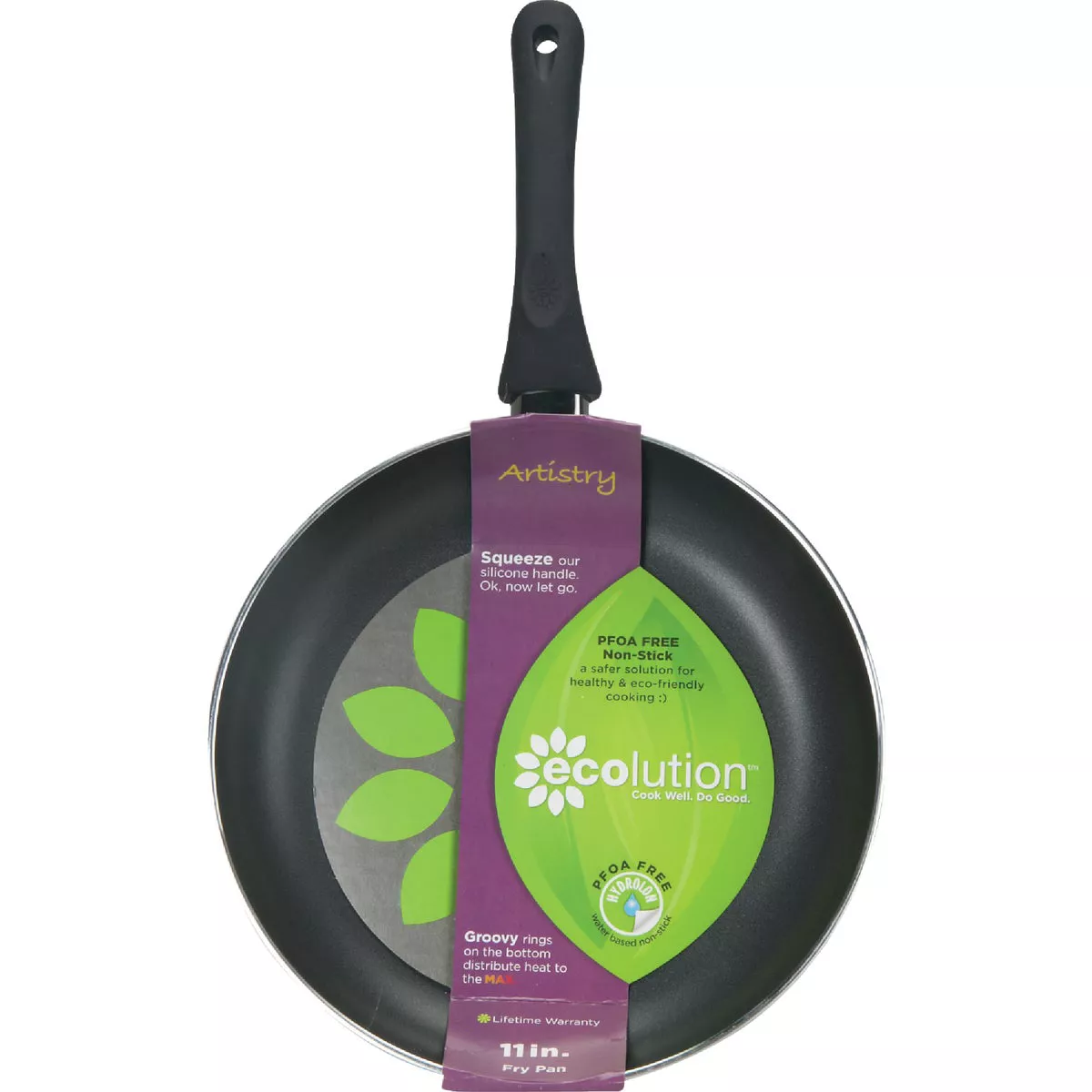 Ecolution Artistry 11 In. Black Aluminum Non-Stick Fry Pan - photo 2