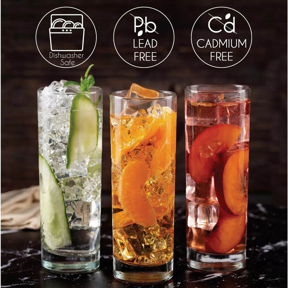 Crystalia Philadelphia Highball Glass (6-Count) - photo 2