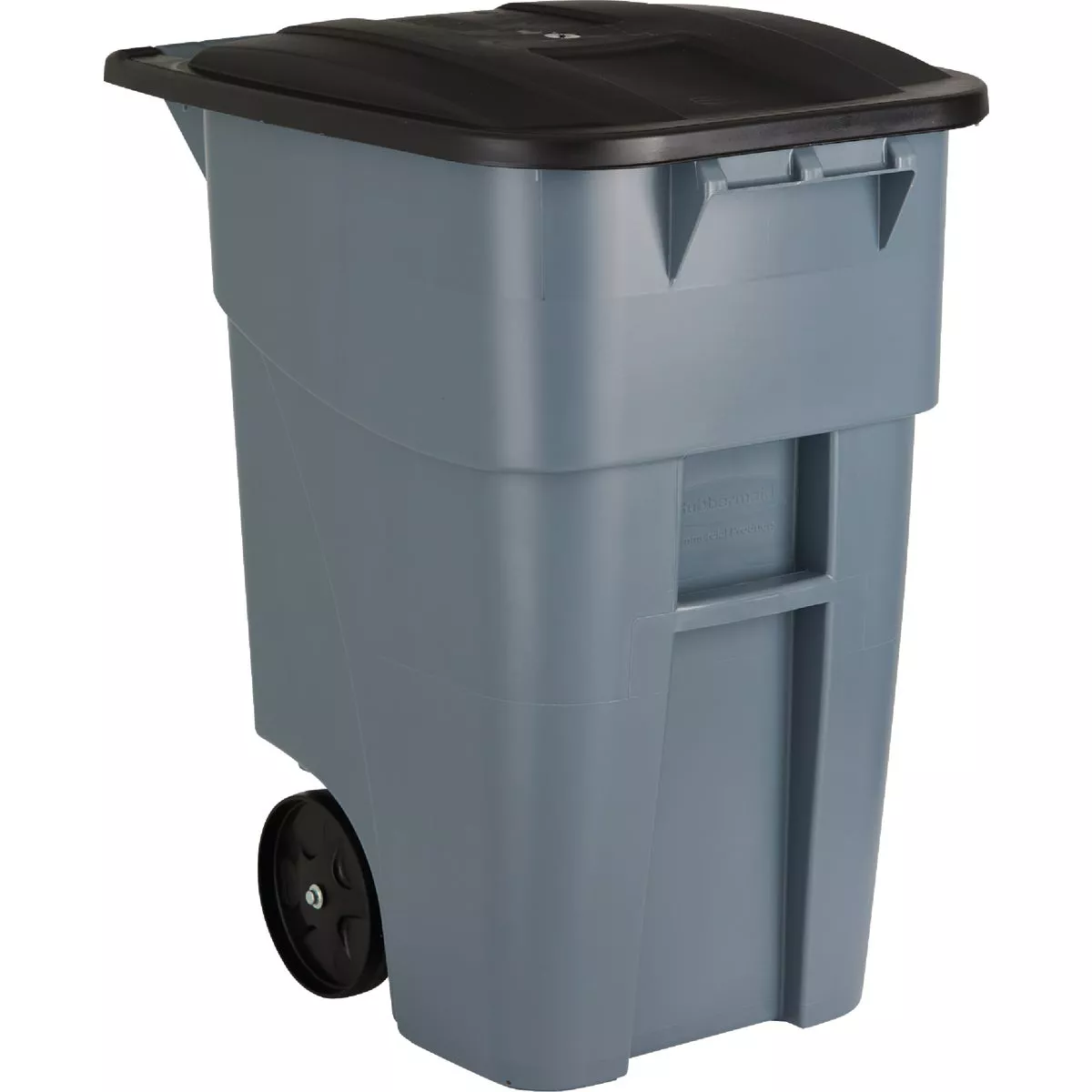 Rubbermaid 50 Gal. Plastic Trash Can With Lid