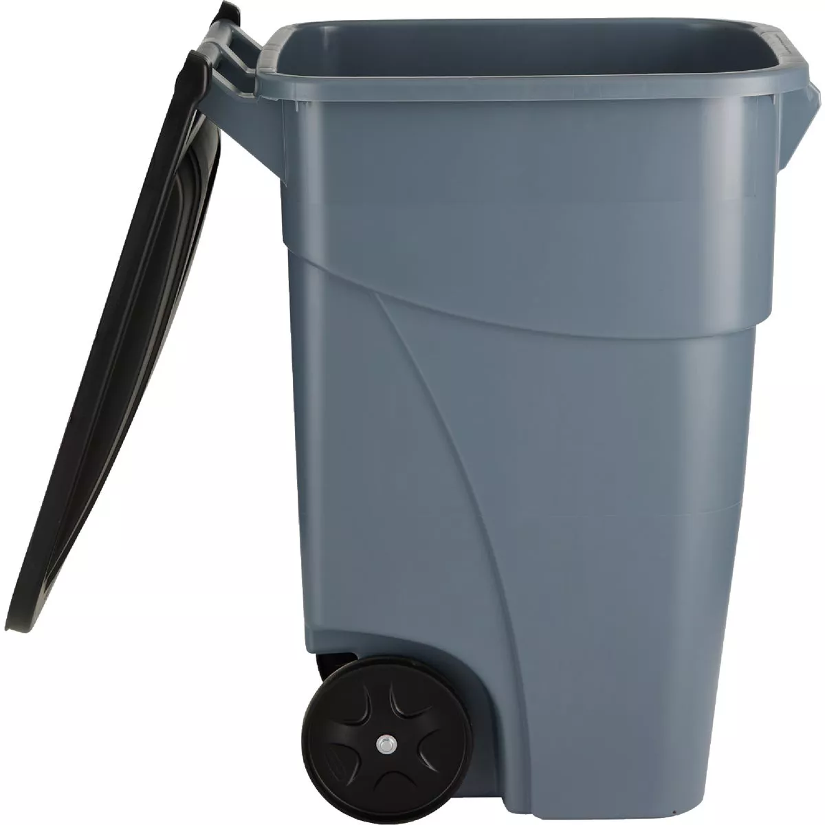 Rubbermaid 50 Gal. Plastic Trash Can With Lid - photo 4