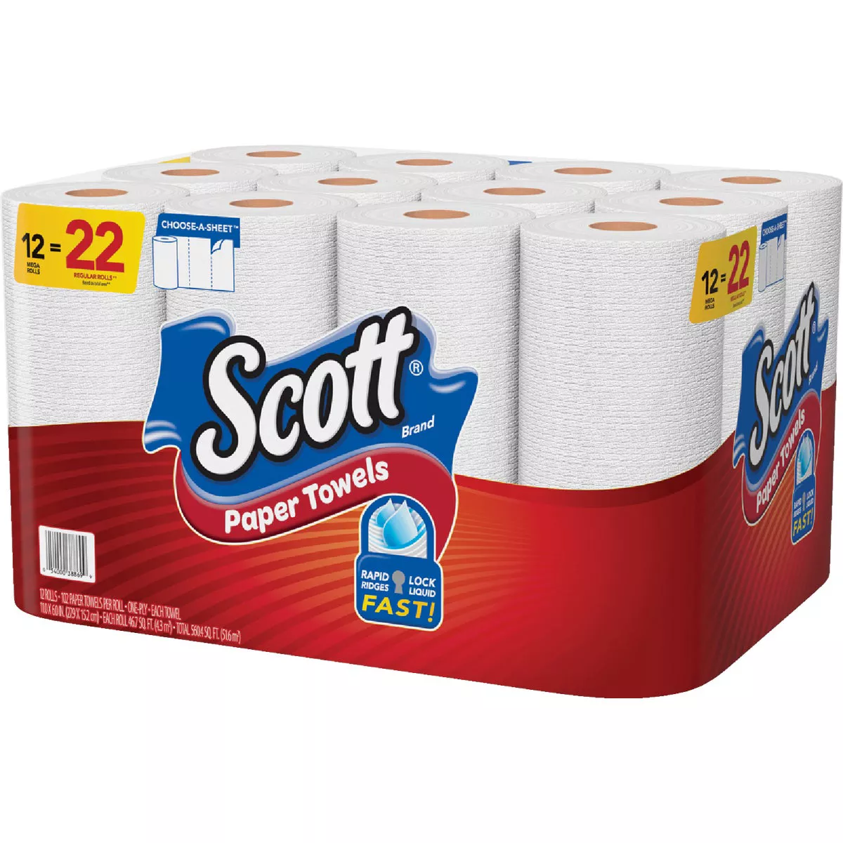 Scott Choose-A-Sheet Paper Towels (12 Double Rolls) - photo 2