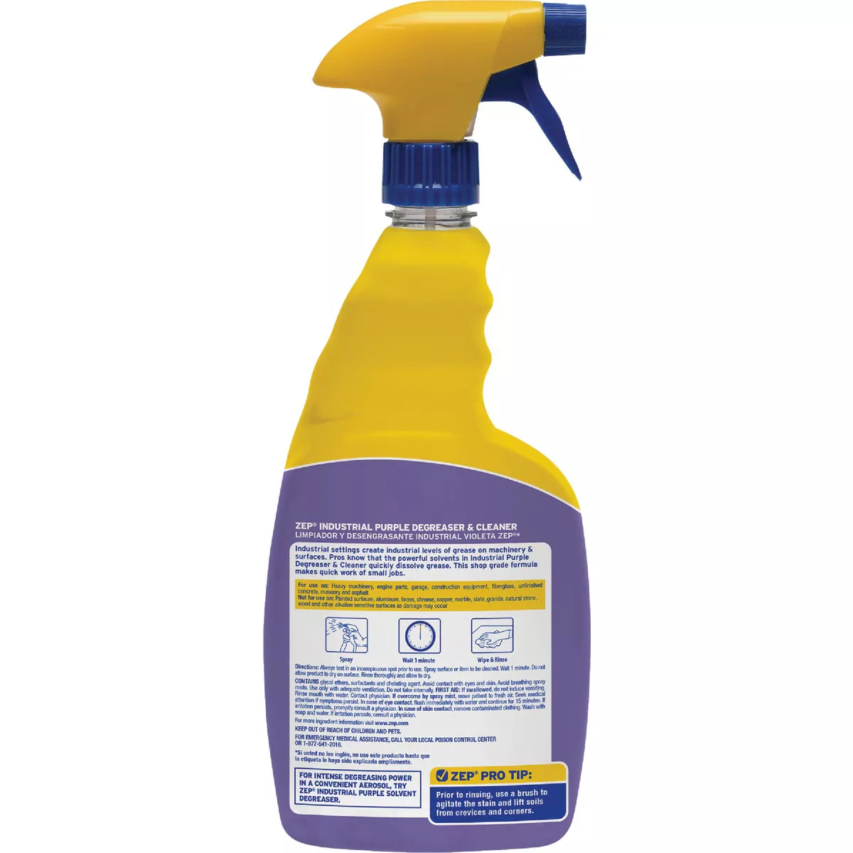 Zep 32 Oz. Industrial Purple Ready-To-Use Degreaser & Cleaner Spray - photo 2