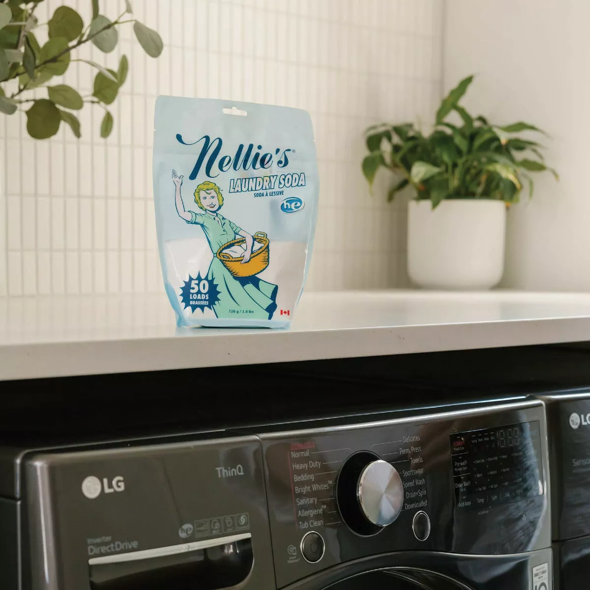 Nellie's 1.6 Lb. 50 Load Powder Laundry Soda Detergent - photo 2
