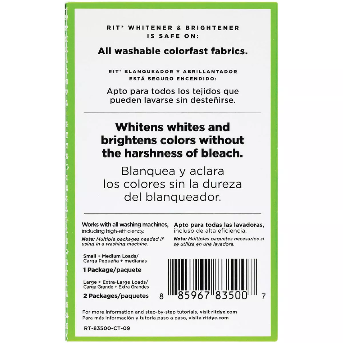 Rit 1 Oz. Fabric Whitener & Brightener Laundry Booster - photo 3