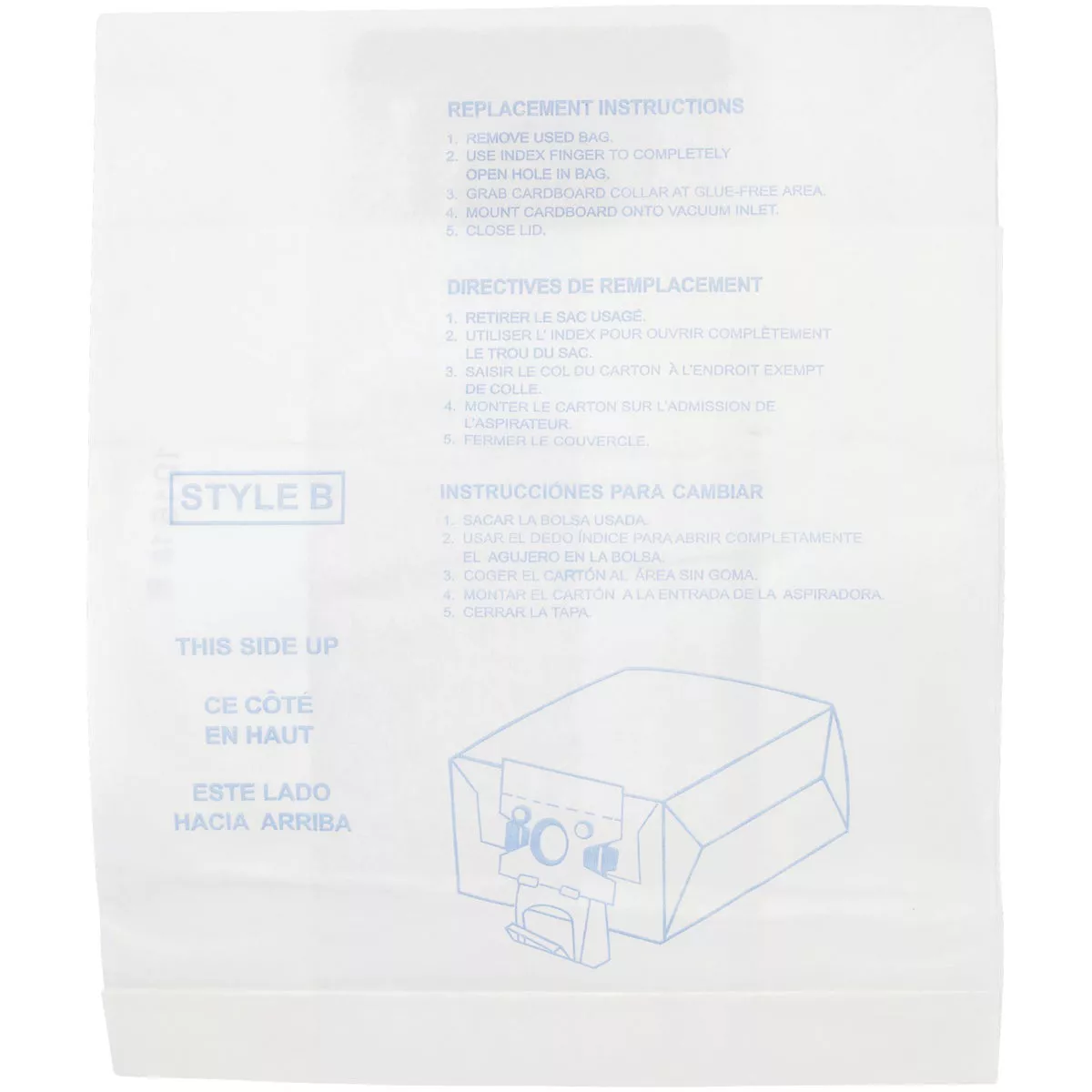Type B Standard Vacuum Bag (3-Pack) - photo 3