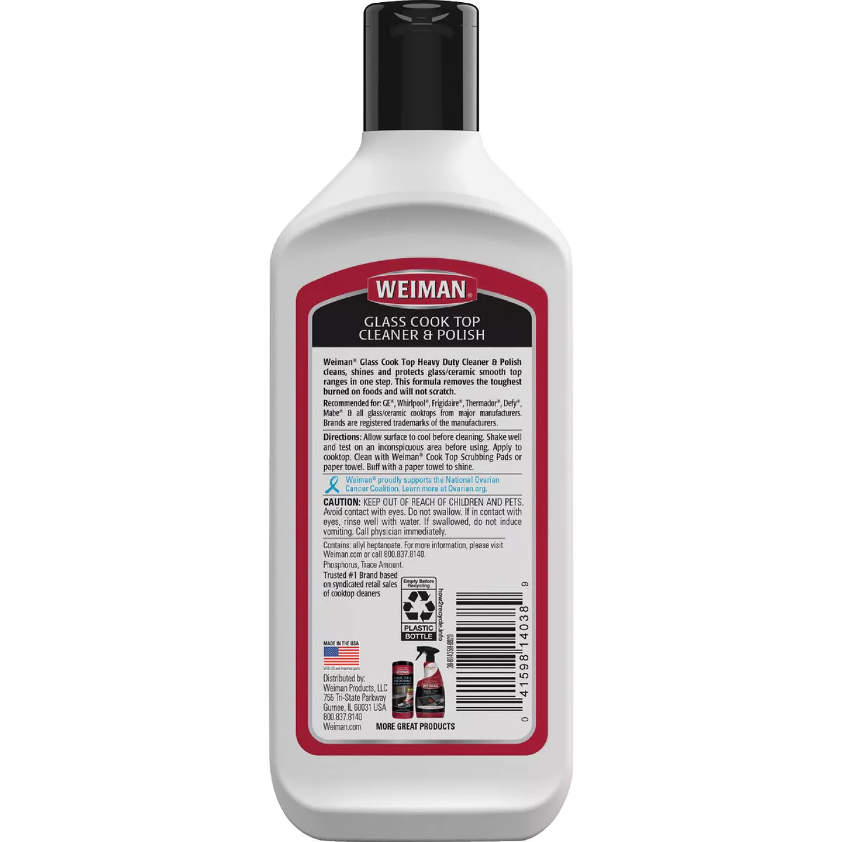 Weiman 10 Oz. Glass Cook Top Cleaner & Polish - photo 2