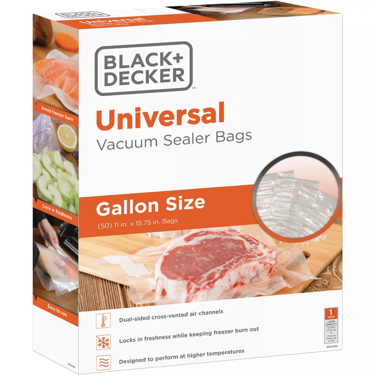 Black & Decker Gallon 11 In. x 16 In. Vacuum Sealer Bag (50-Count) - photo 3