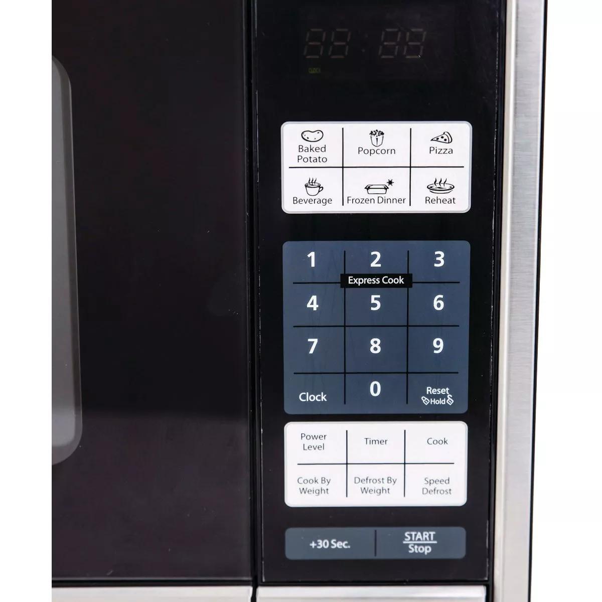 Avanti 1.1CF 1000W Black with Stainless Steel Front Microwave - photo 3