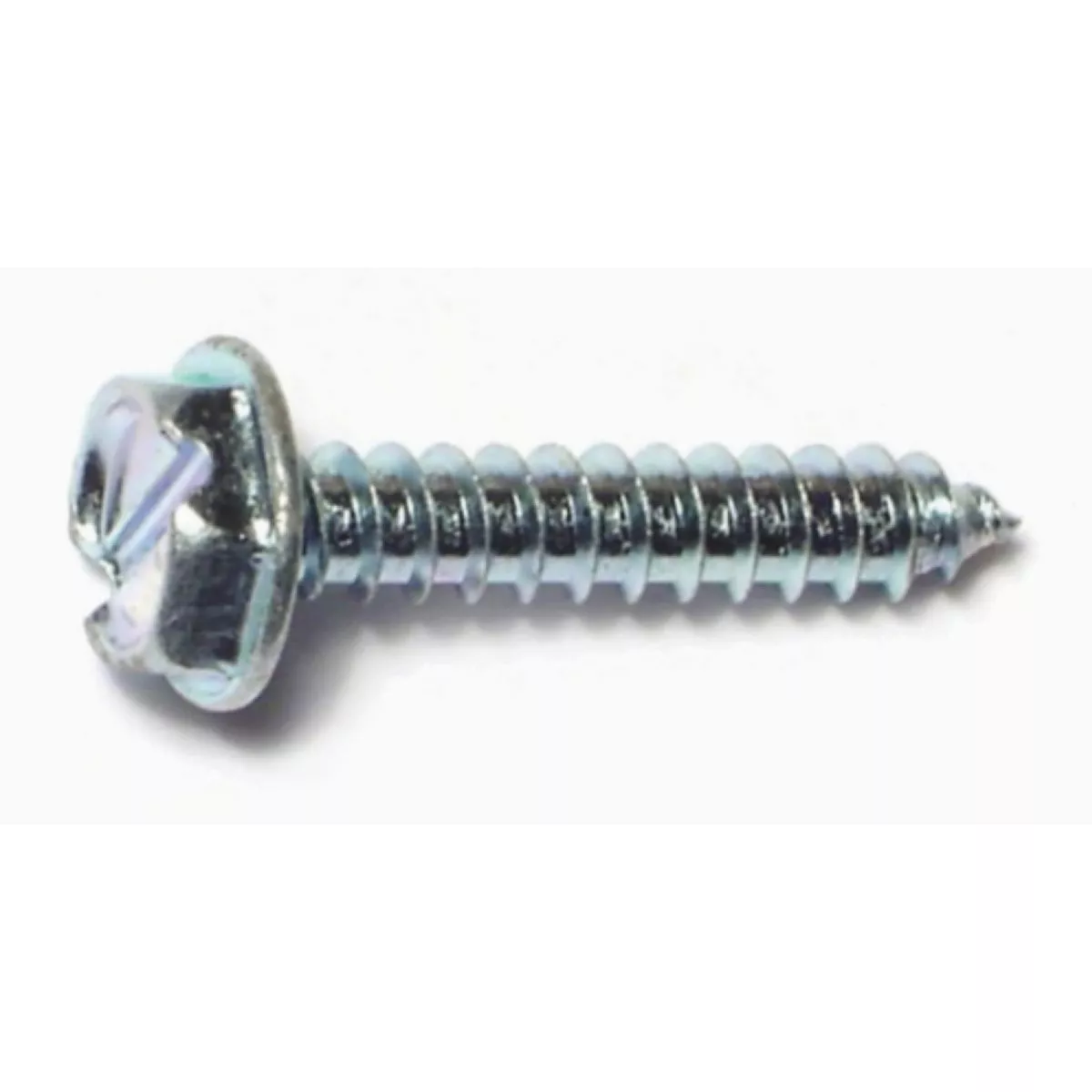 Midwest Fastener #6 x 3/4 In. Zinc Plated Steel Slotted Hex Washer Head Sheet Metal Screws