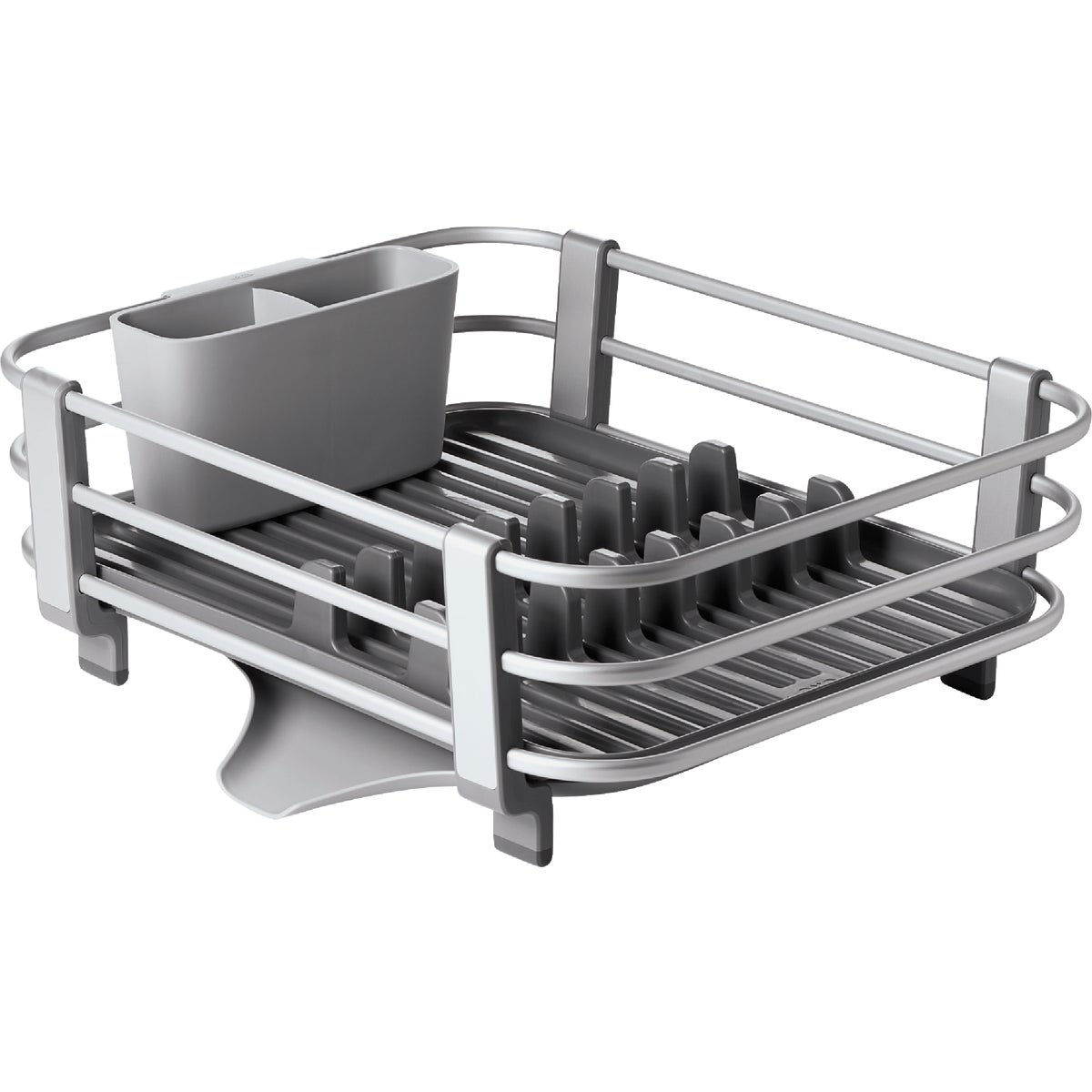 OXO Good Grips Aluminum Frame Dish Rack - Metal - 18" x 6.6" x 15"