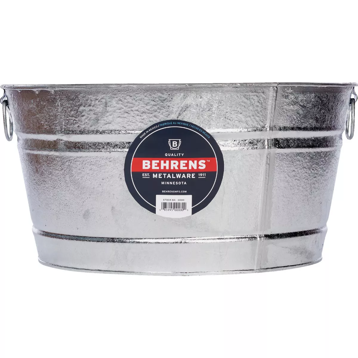 Behrens 9 Gal. Round Hot-Dipped Utility Tub