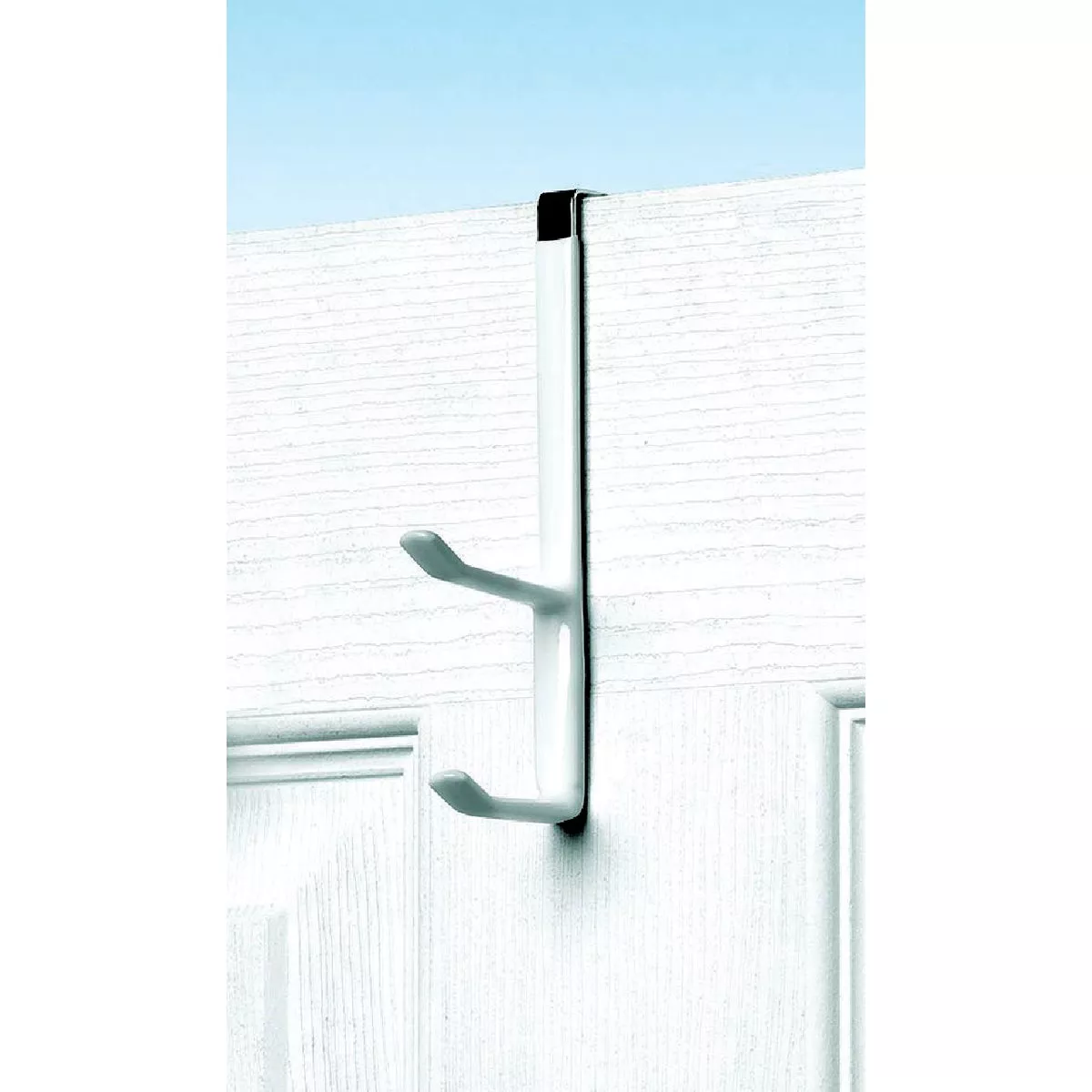 Spectrum White Over-The-Door Double Hook