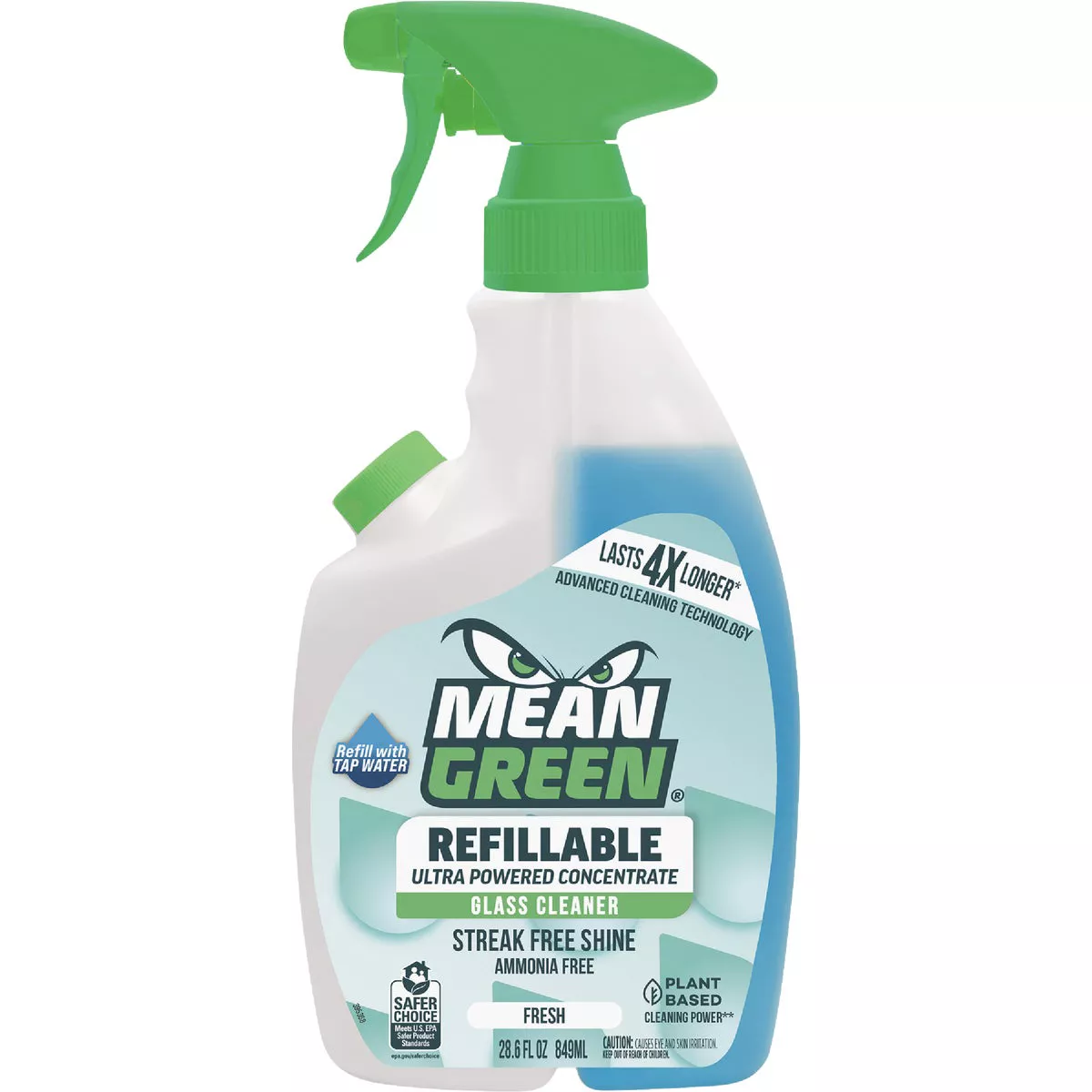 Mean Green 28 Oz. Fresh Refillable Glass Cleaner