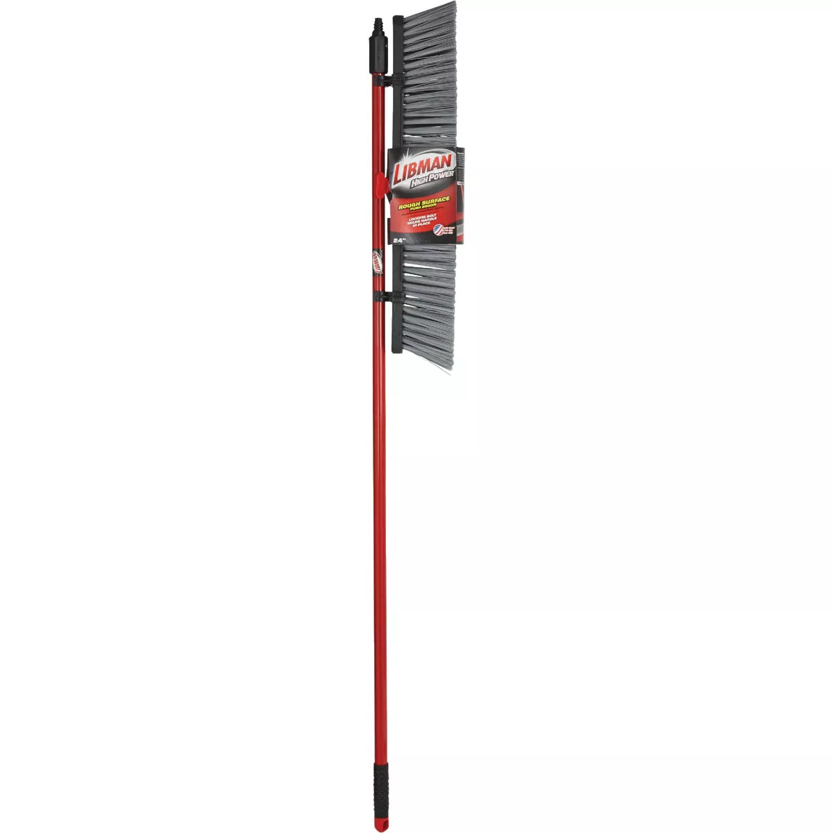 Libman 24 In. x 64 In. Steel Handle Rough Surface Push Broom - photo 2