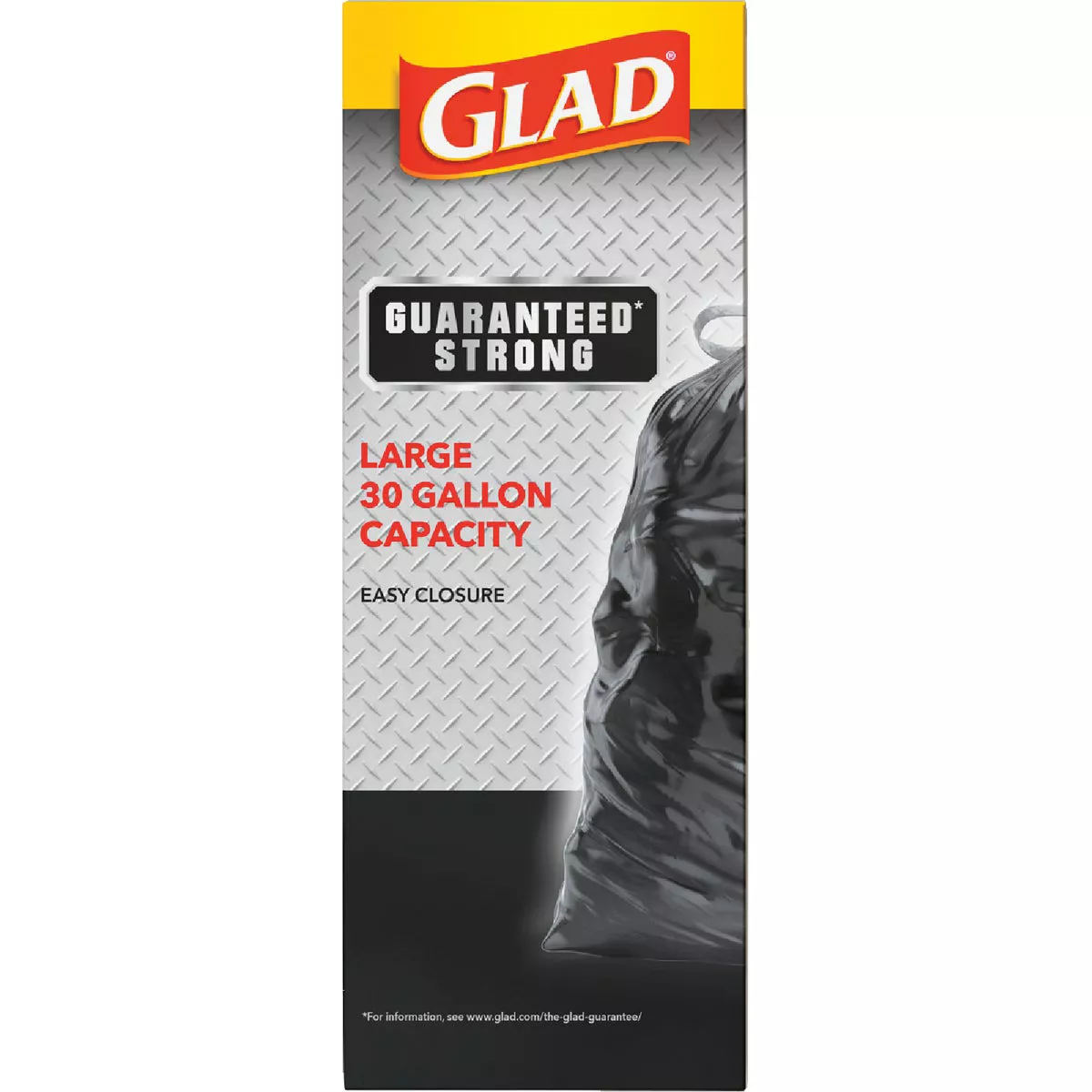 Glad Guaranteed Strong 30 Gal. Large Black Trash Bag (15-Count) - photo 4
