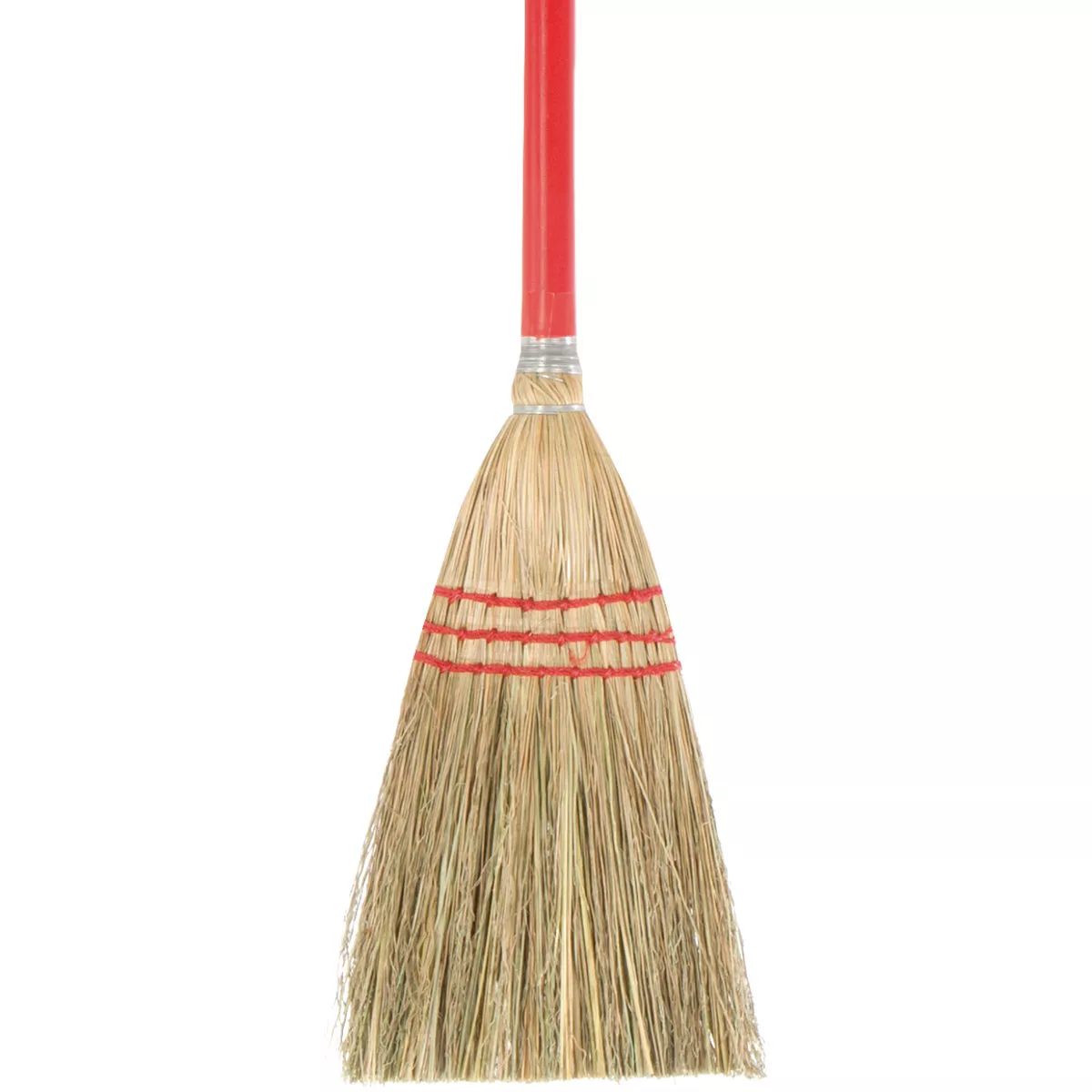Reynera 12 In. W. x 39 In. L. Painted Wood Handle Lobby Corn Broom