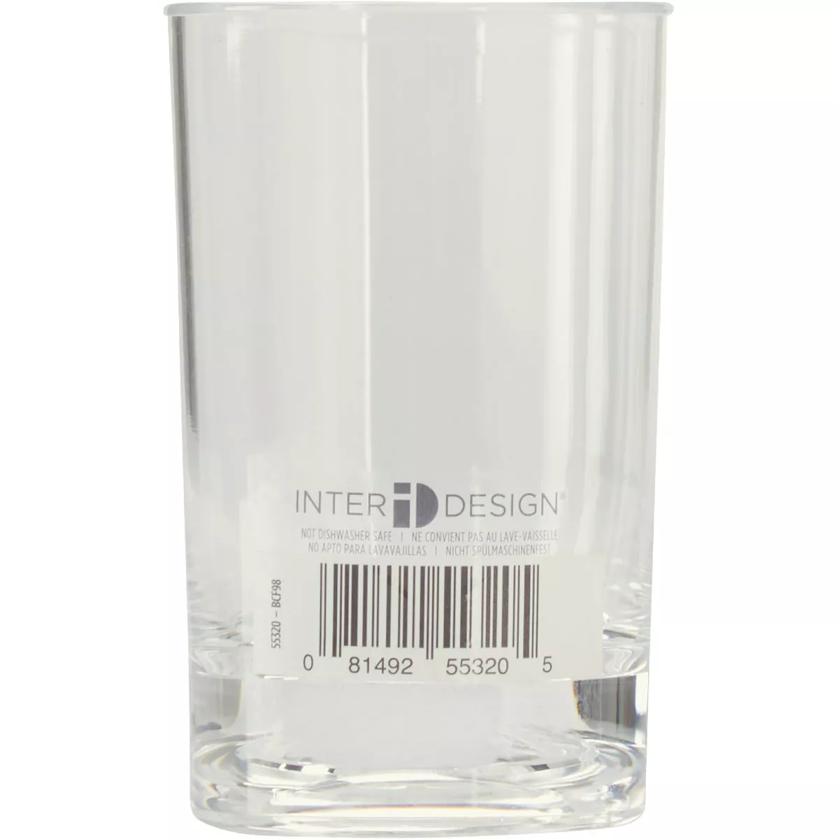 IDesign Eva Clear Acrylic Bath Tumbler - photo 2