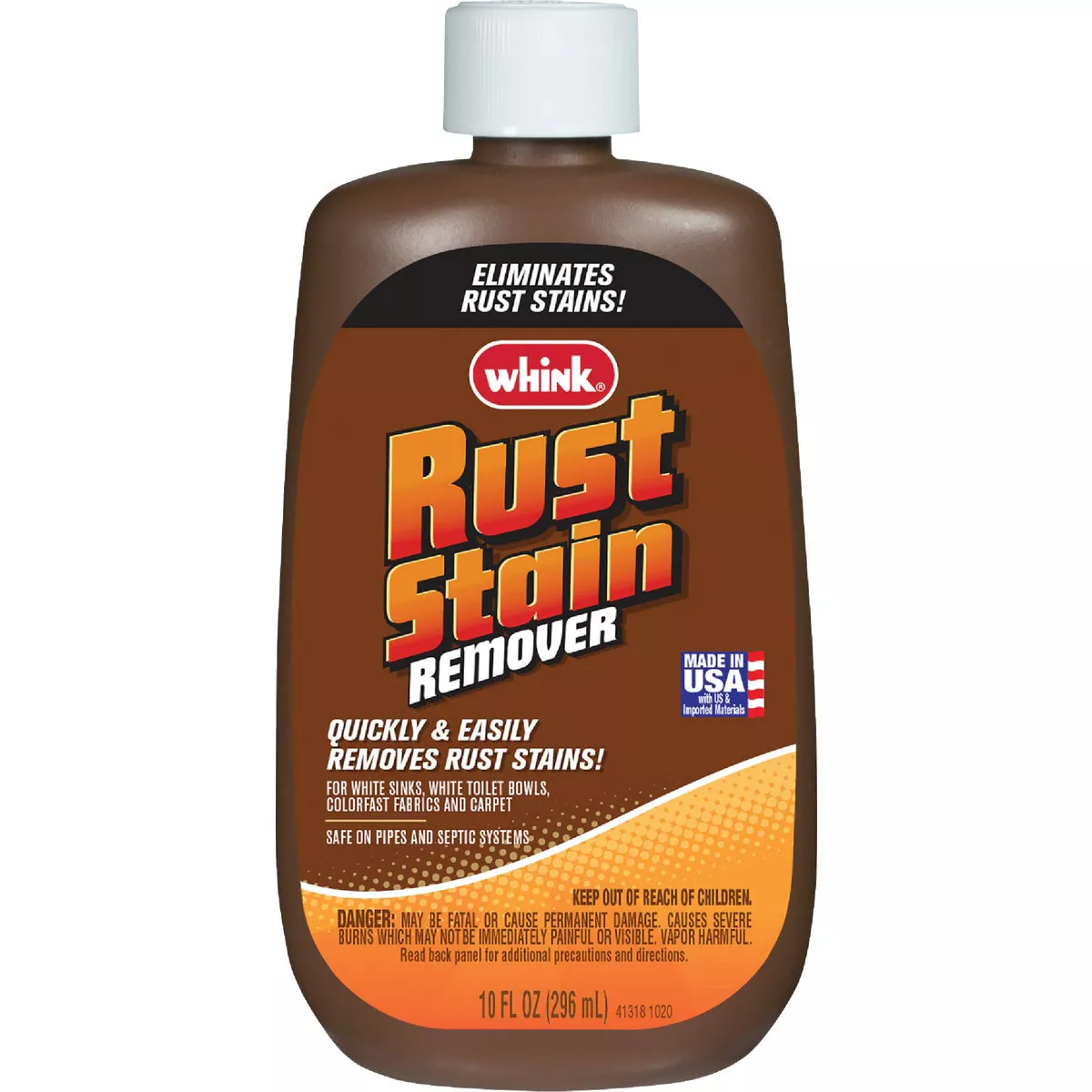 Whink 10 Oz. Colorfast Rust Stain Remover