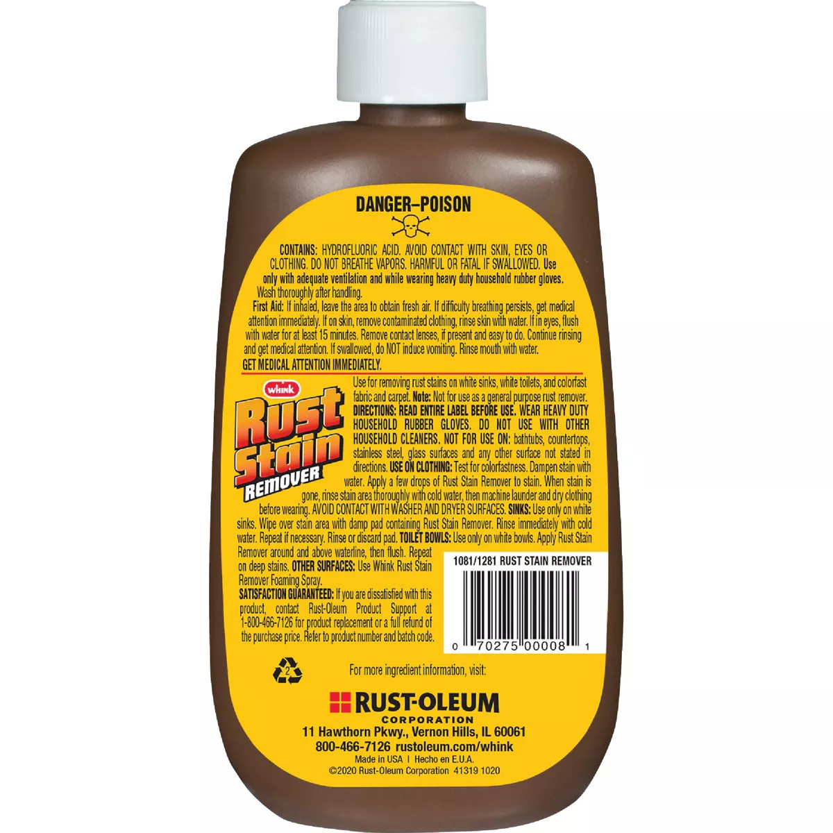Whink 10 Oz. Colorfast Rust Stain Remover - photo 6