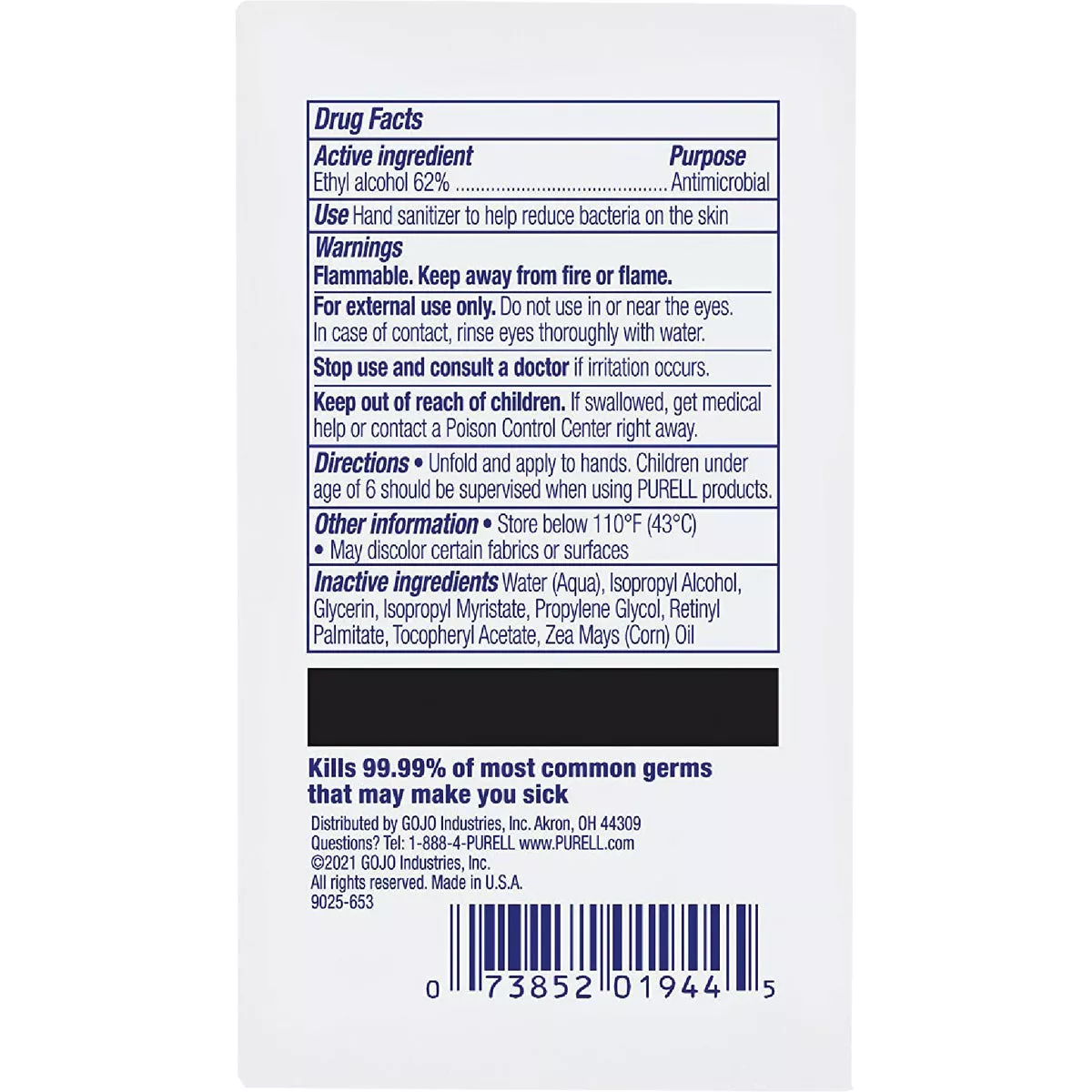 Purell Individually-Packed Cottony Soft Hand Cleaner Wipe | Do it Best