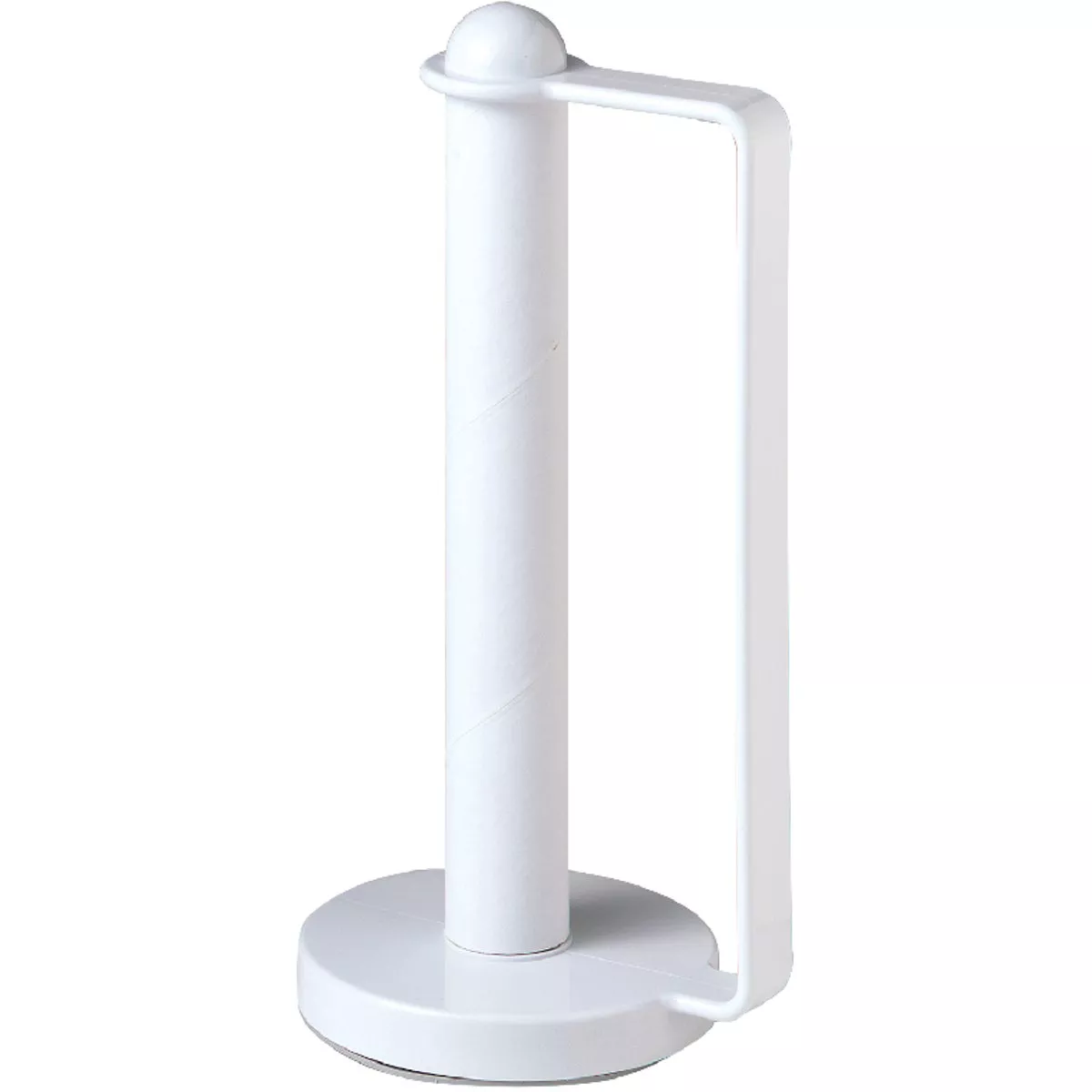 Spectrum White Portable Plastic Paper Towel Holder - photo 3