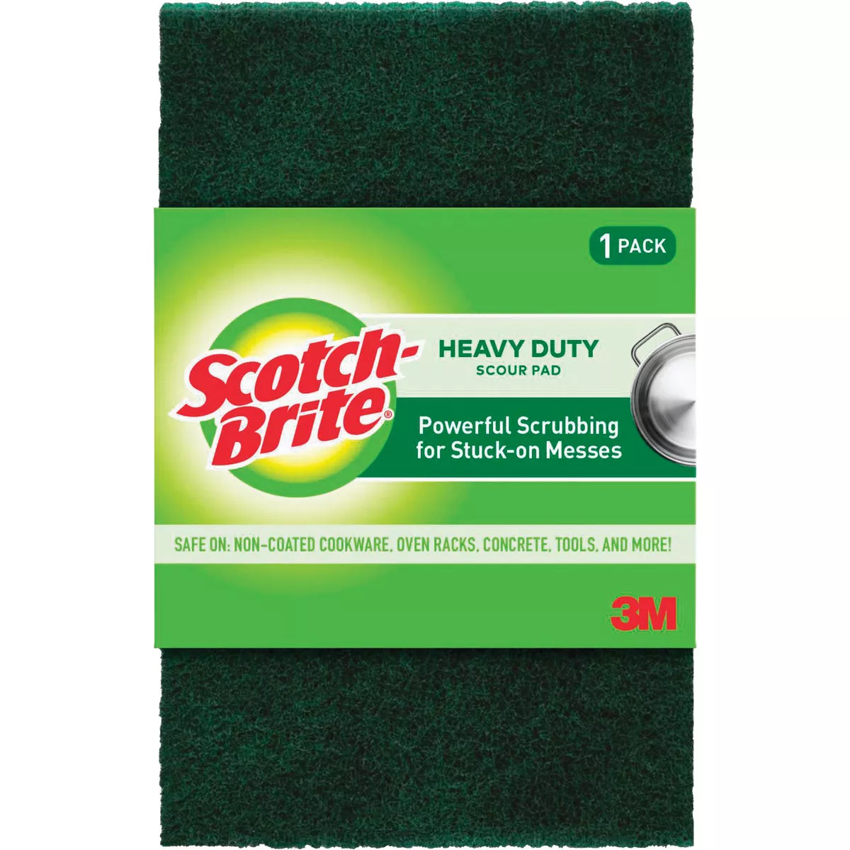 Scotch-Brite Heavy Duty Scour Pad, 6 In. x 3.8 In.