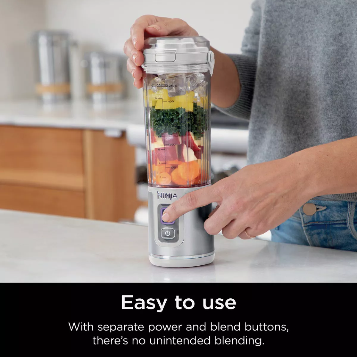 Ninja Blast 16 Oz. White Portable Blender - photo 6