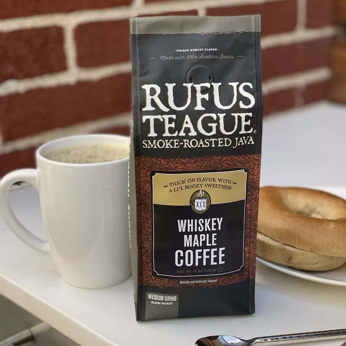 Rufus Teague 12 Oz. Smoke Roasted Coffee, Whiskey Maple, Medium Grind - photo 2