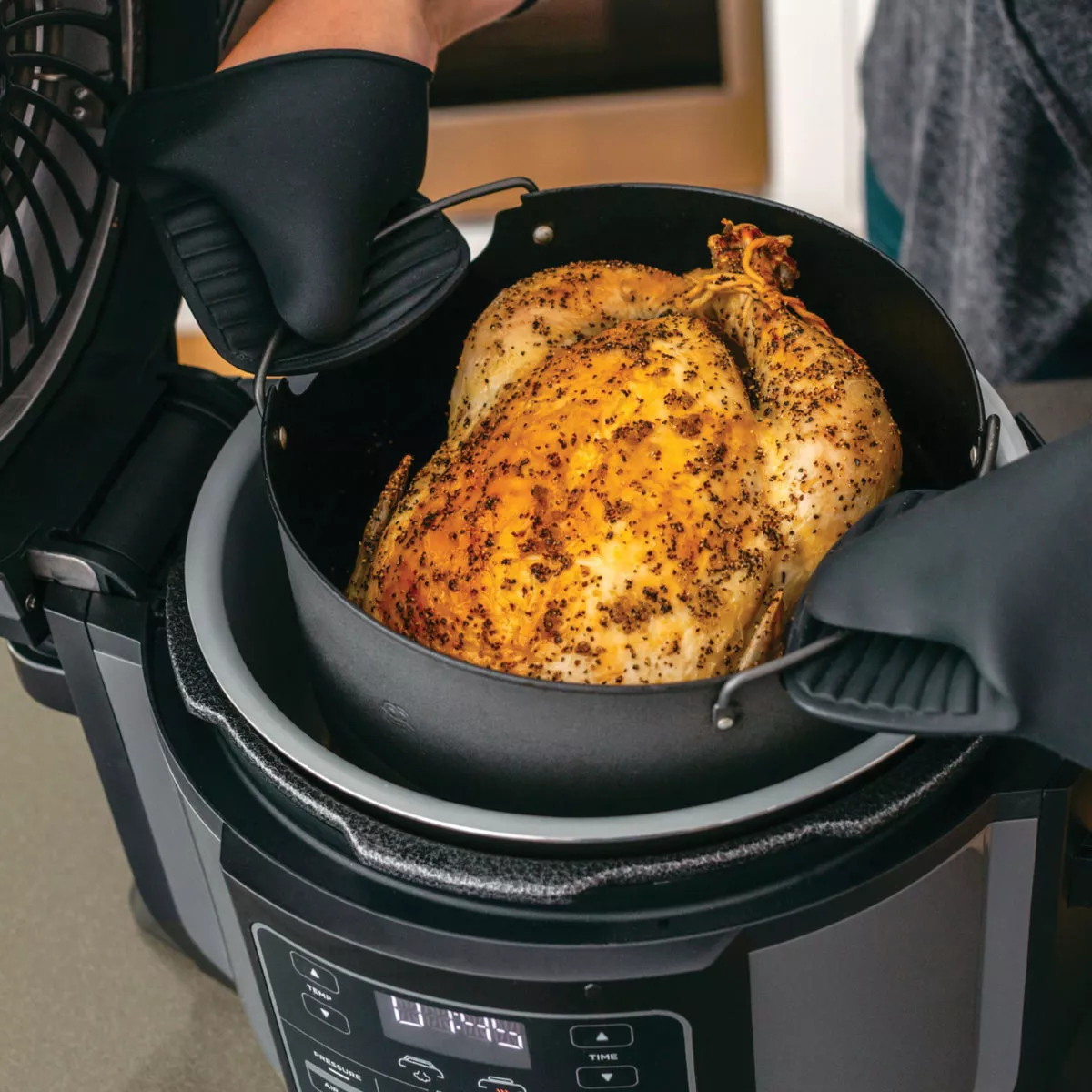 Ninja Foodi 6.5 Qt. Black Stainless Electric Pressure Cooker with Tender Crisp Technology - photo 3