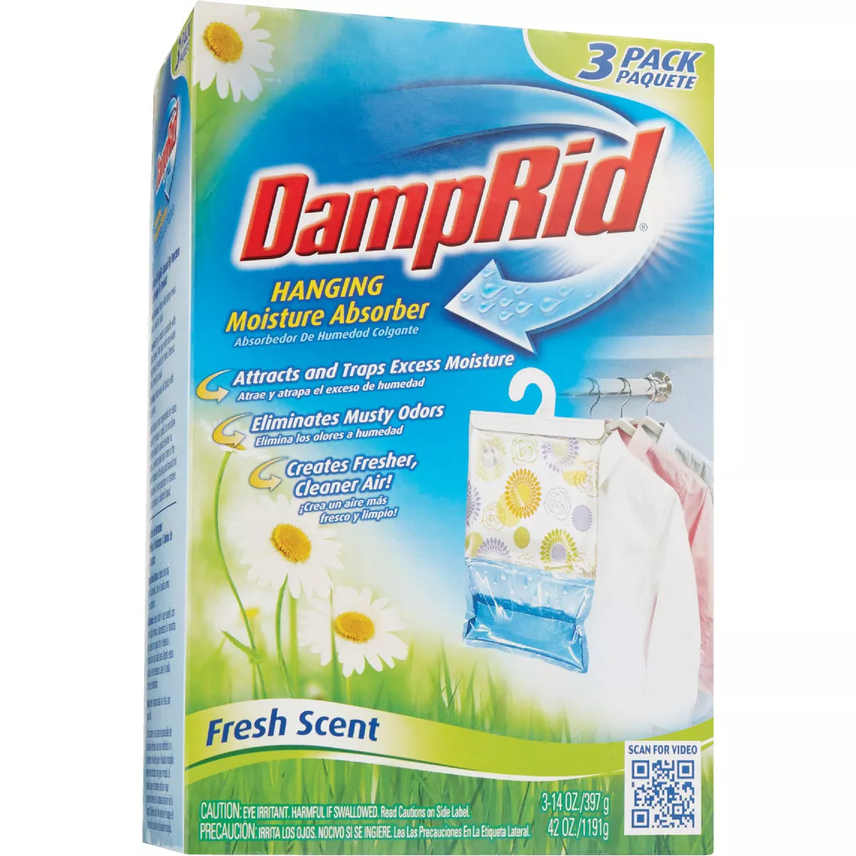DampRid 42 Oz. Fresh Scent Hanging Moisture Absorber (3-Count)