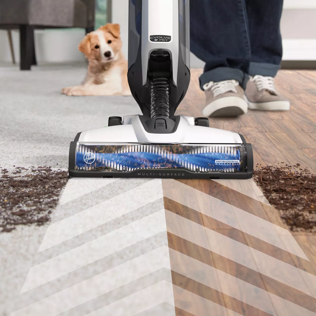 Hoover ONEPWR Evolve Pet Cordless Carpet & Floor Sweeper - photo 4
