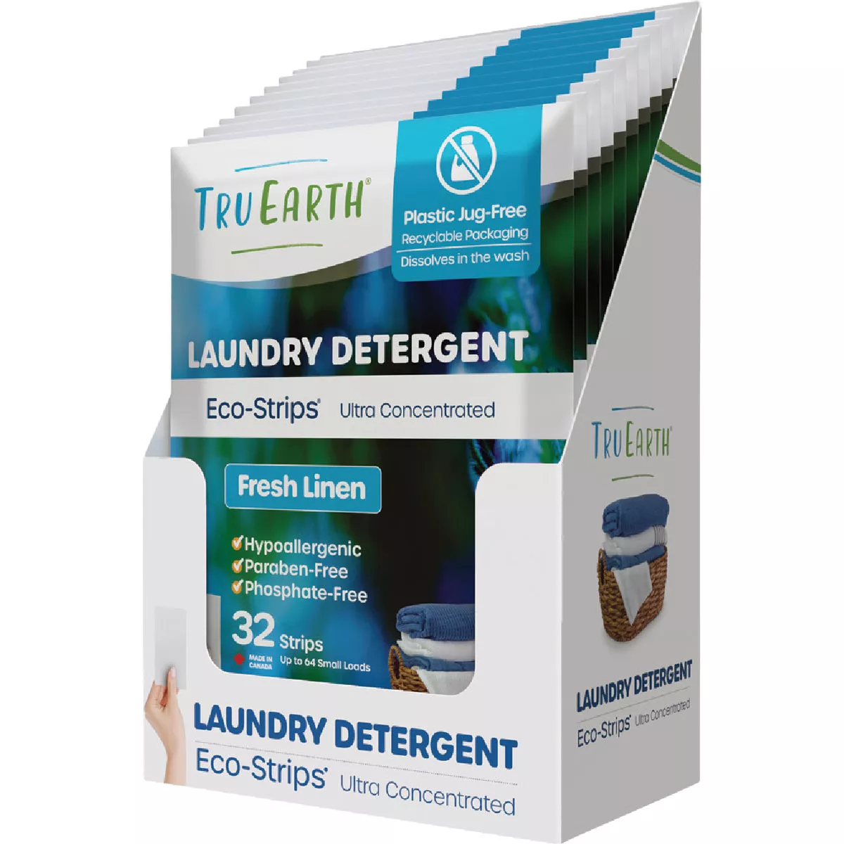 Tru Earth Eco-Strips Fresh Linen Laundry Detergent - photo 5