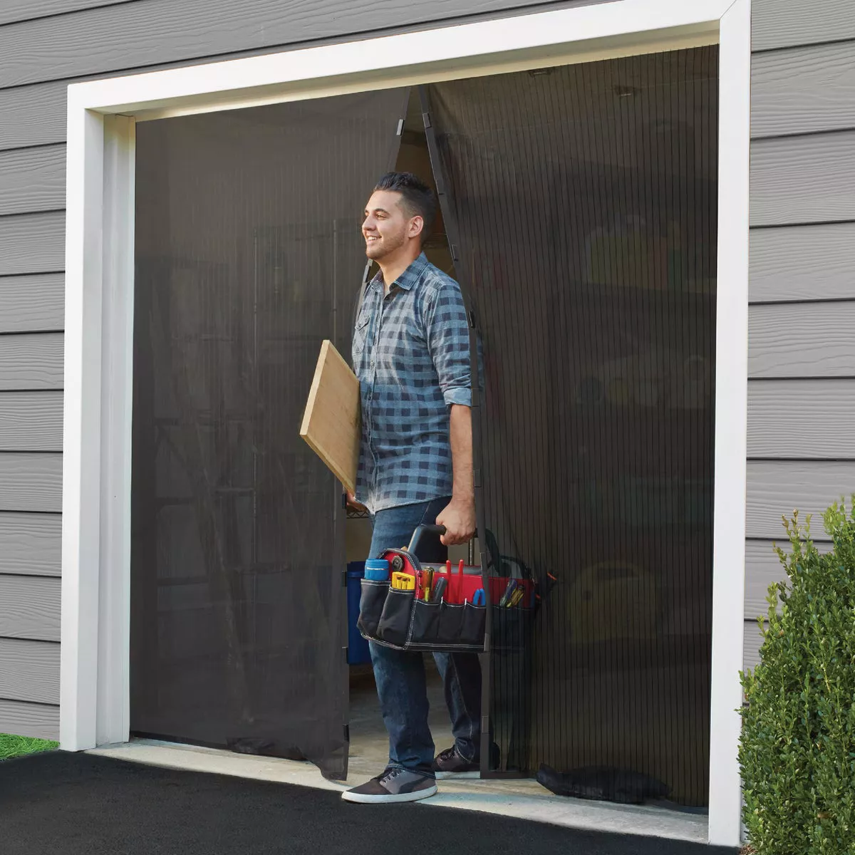 Magic Mesh Garage Screen Door - photo 2