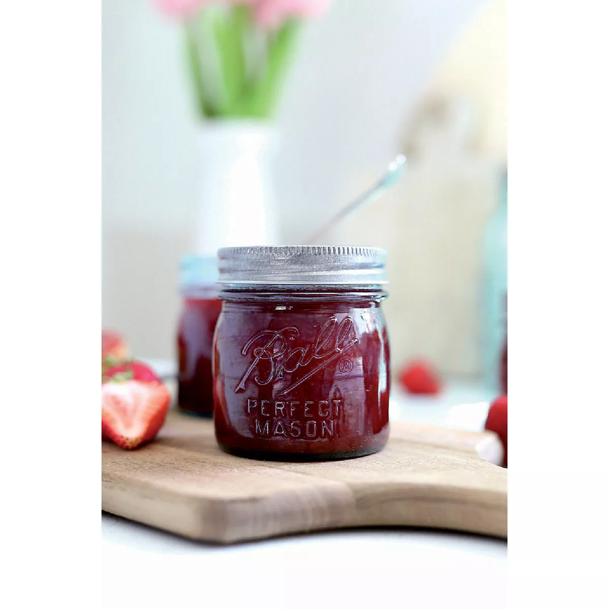 Ball Collector's Edition 1/2 Pint Regular Mouth Aqua Vintage Canning Jar (4-Count) - photo 4