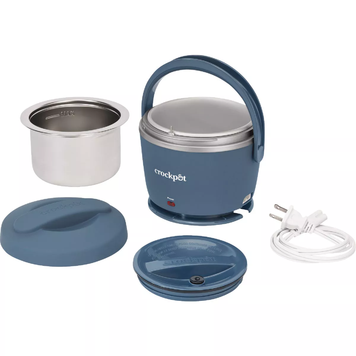 Crock-Pot Lunch Crock 20 Oz. Blue Food Warmer - photo 4