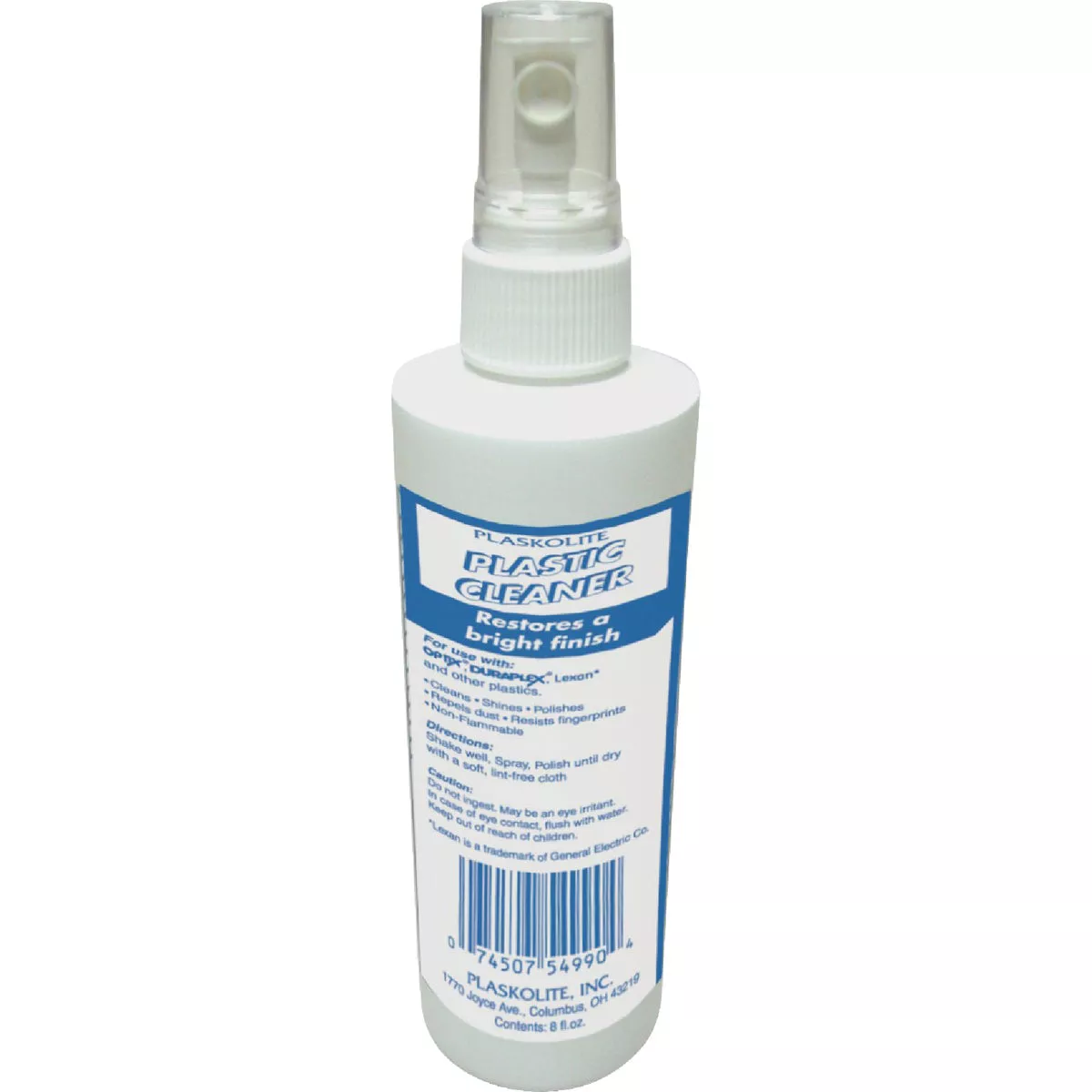 Plaskolite 8 Oz. Plastic Cleaner