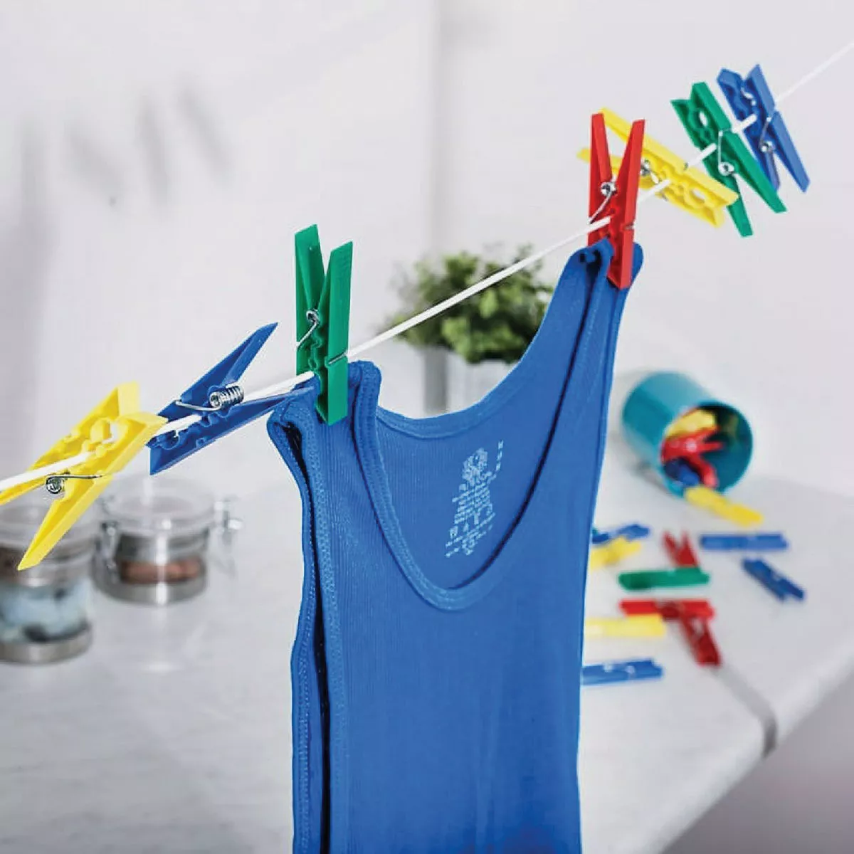 Honey Can Do Multicolored Plastic Clothespins (100-Pack) - photo 3