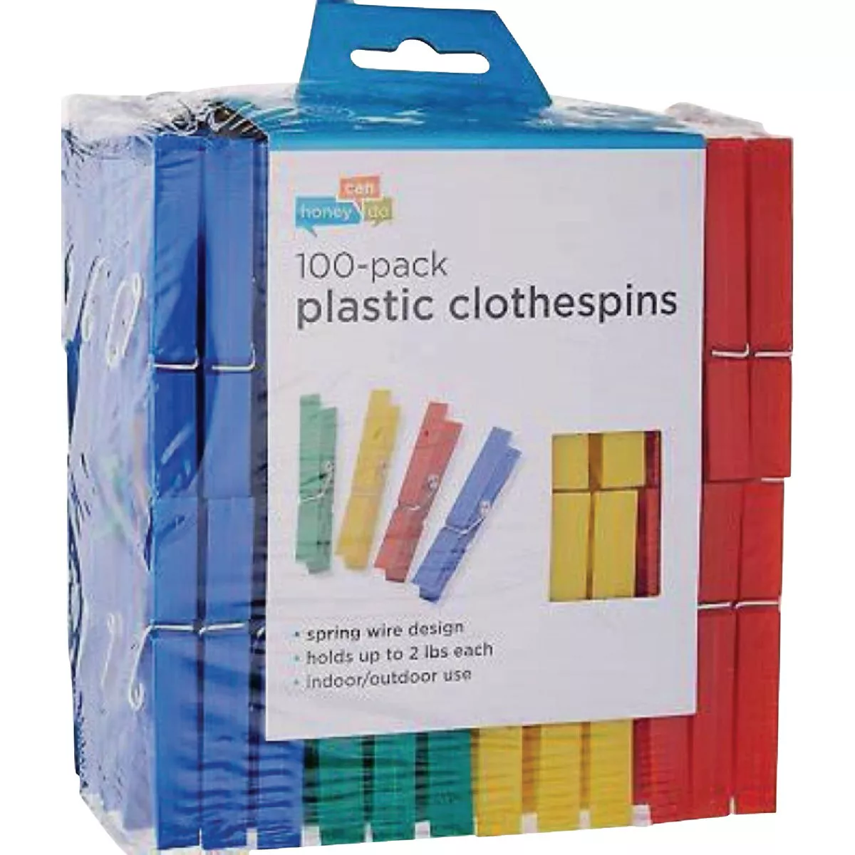 Honey Can Do Multicolored Plastic Clothespins (100-Pack) - photo 2