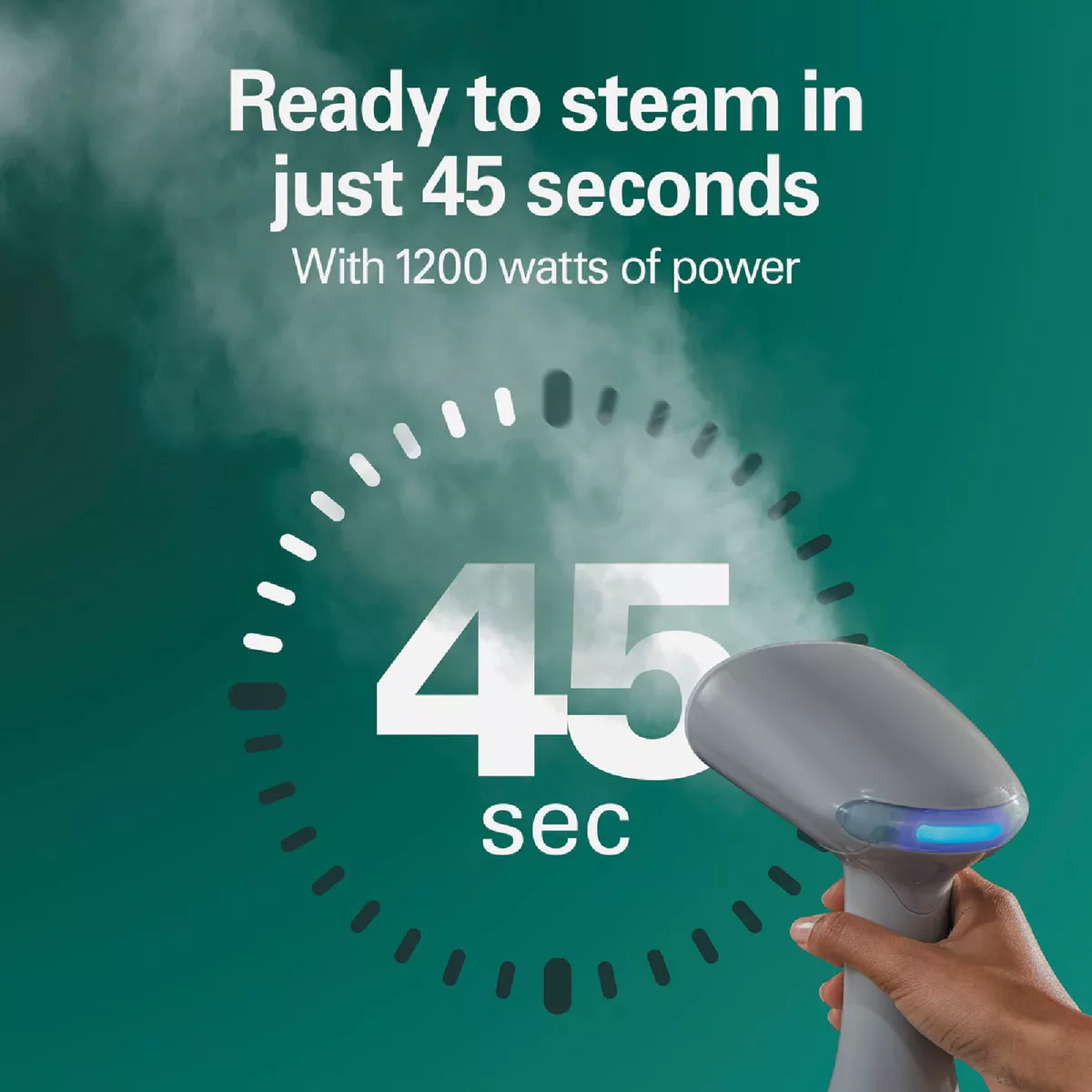 Hamilton Beach 1200W Gray Handheld Garment Steamer - photo 7
