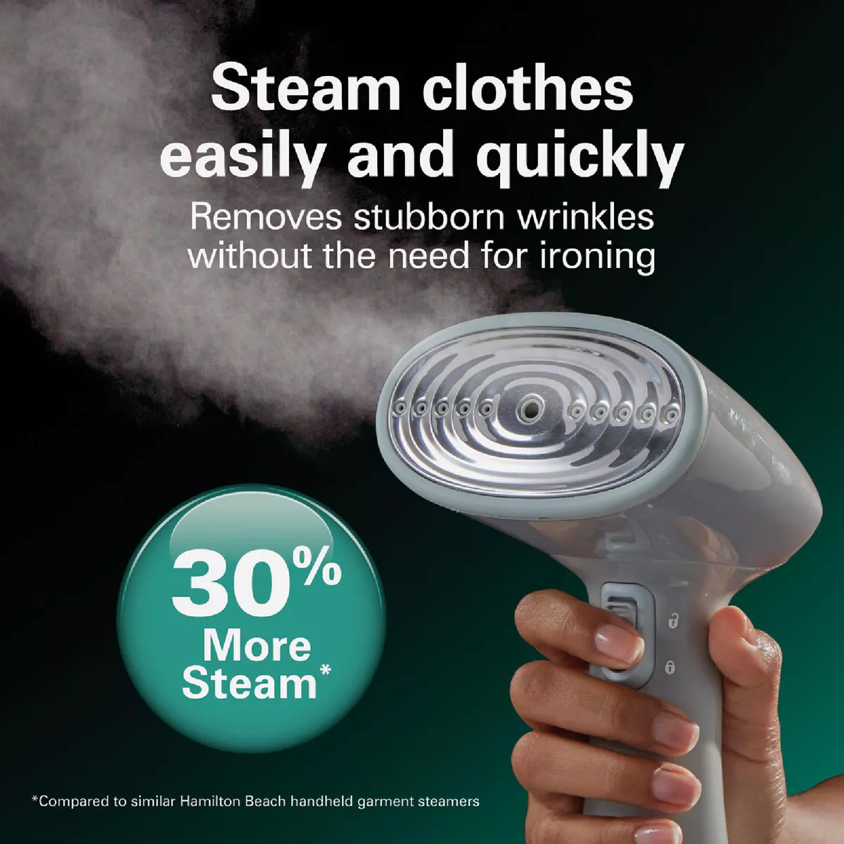 Hamilton Beach 1200W Gray Handheld Garment Steamer - photo 9