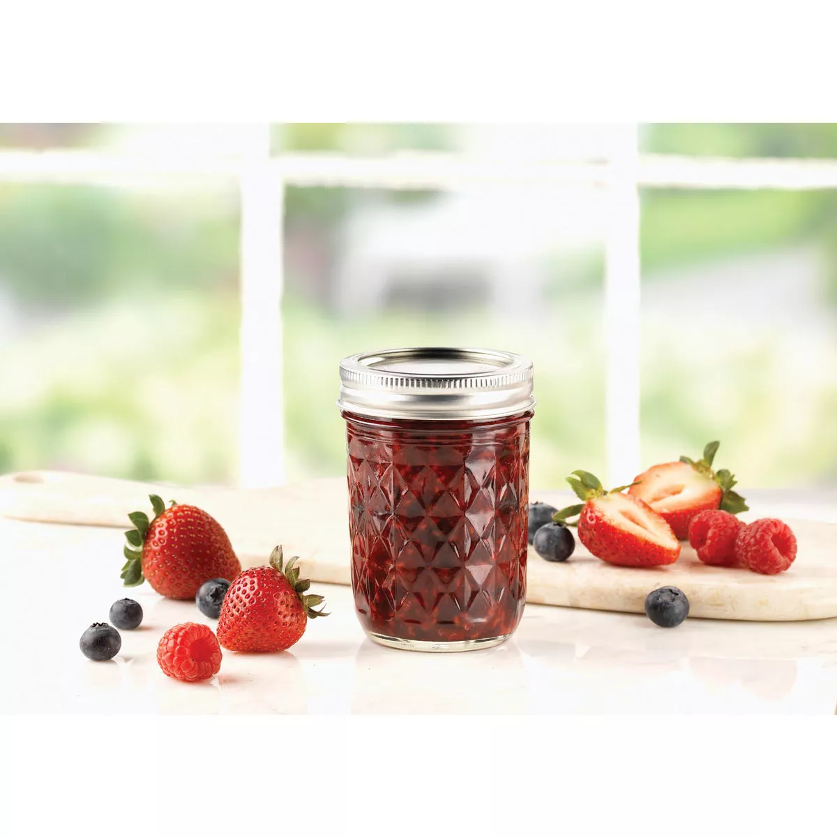 Ball 8 Oz. Glass Deluxe Jam or Jelly Jar, (12-Pack) - photo 3