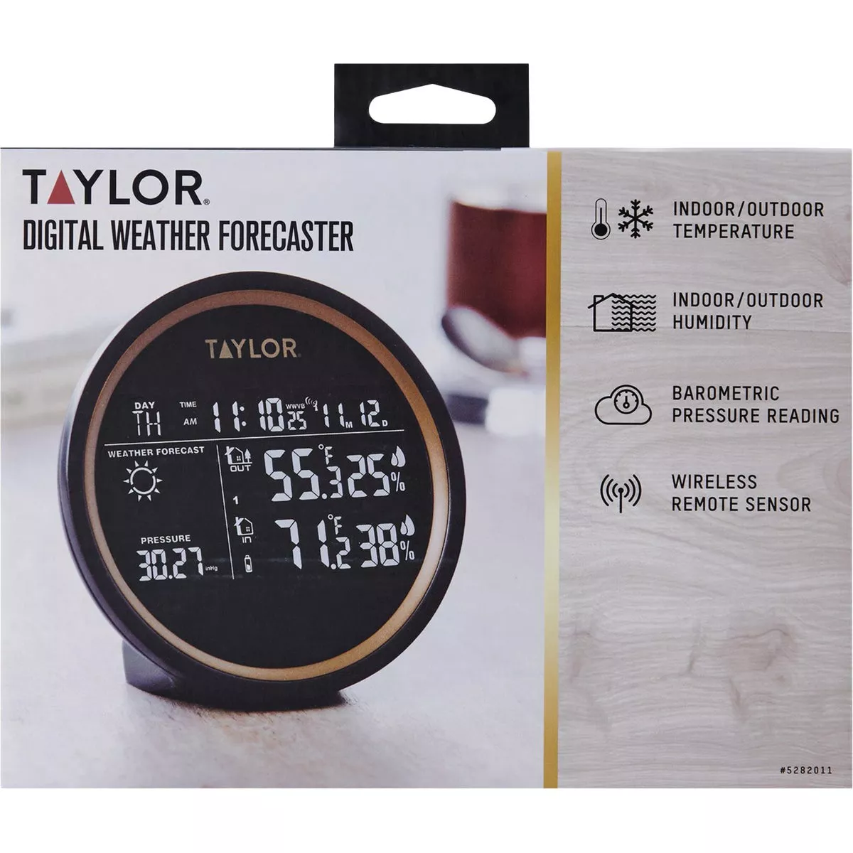 Taylor Digital Inside/Outside Round Weather Forecaster - photo 3