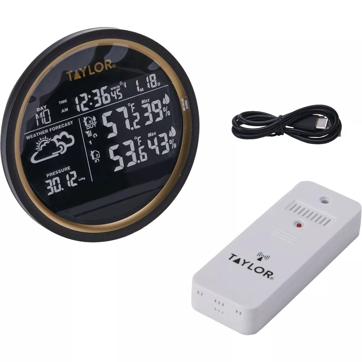 Taylor Digital Inside/Outside Round Weather Forecaster - photo 5