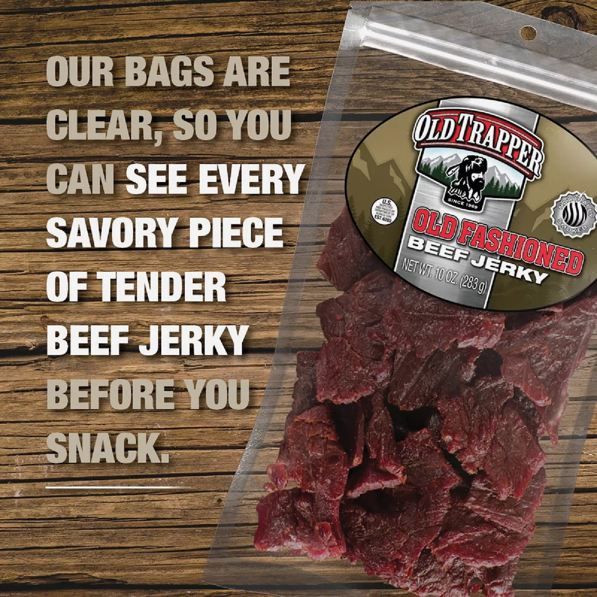 Old Trapper 10 Oz. Old Fashioned Beef Jerky - photo 4