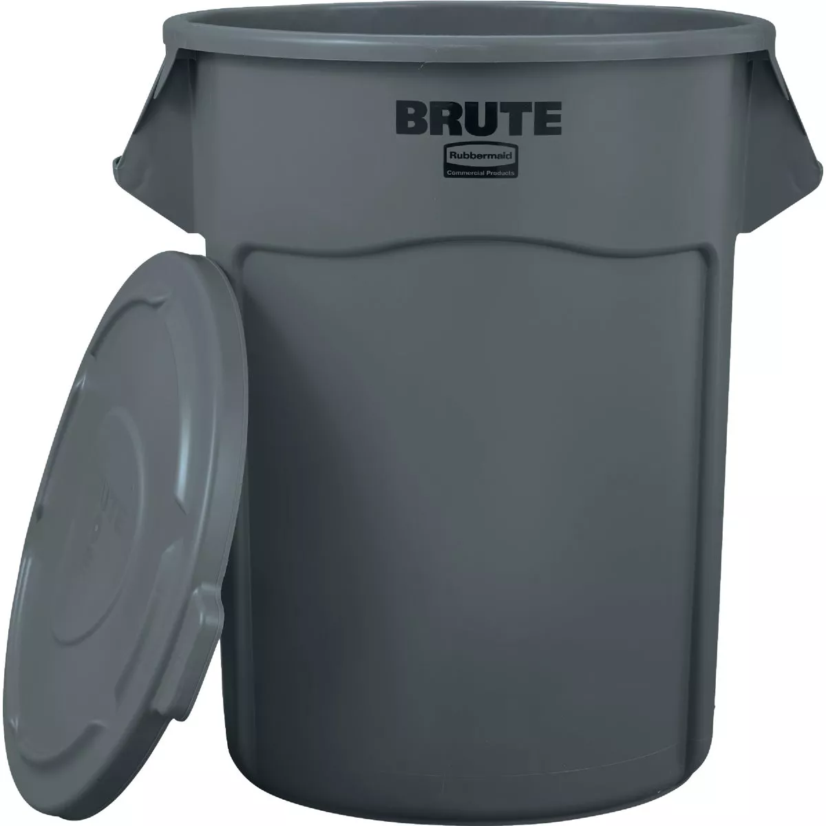 Rubbermaid Commercial Brute 44 Gal. Gray Trash Can With Lid | Do it Best
