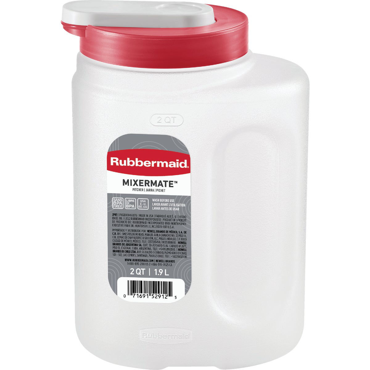Rubbermaid 2 Qt. Mixermate Pitcher Do it Best
