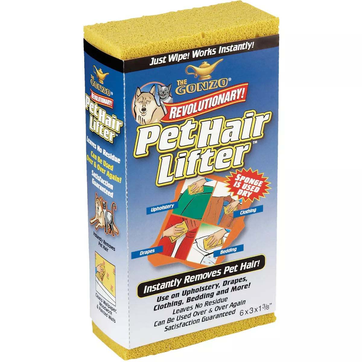 Gonzo 2.75 In. W. x 5.75 In. L. Pet Hair Lifter Sponge - photo 3