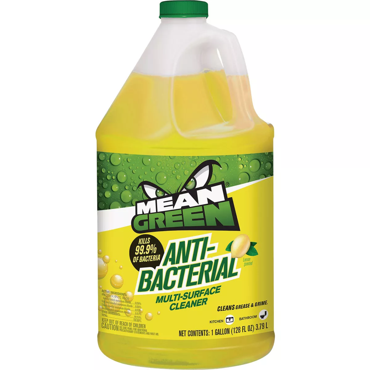 Mean Green 1 Gal. Anti-Bacterial Multi-Surface Disinfectant Cleaner