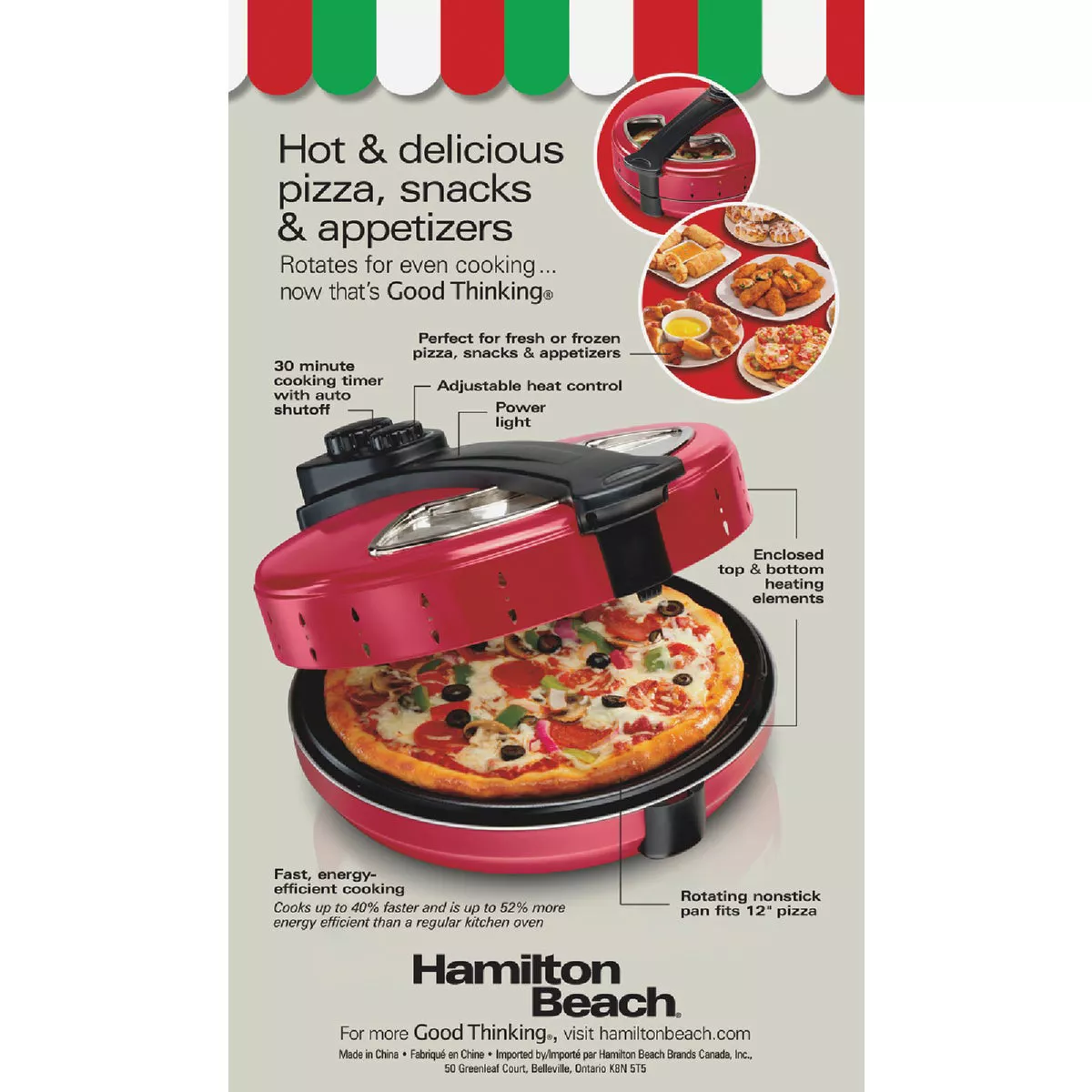 Hamilton Beach 12 In. Pizza Maker - photo 3