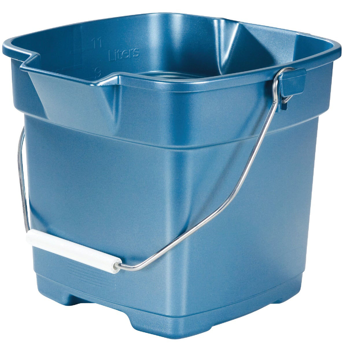 Rubbermaid Fg296900roybl Roughneck Round Bucket 15-quart Blue 15 QT For Sale Online